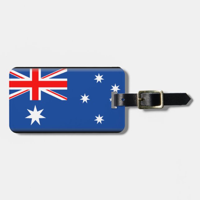 Étiquette À Bagage Drapeau australien (Devant horizontal)