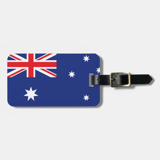 Étiquette À Bagage Drapeau australien (Devant horizontal)