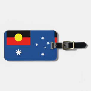 Étiquette À Bagage drapeau australien autochtone