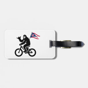 Étiquette À Bagage Drapeau Bigfoot Cycling Ohio