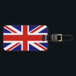 Étiquette À Bagage Drapeau britannique<br><div class="desc">les anglais,  drapeau,  "drapeau britannique",  "cric des syndicats",  union,  cric,  l'anglais,  Angleterre,  le "Royaume-Uni",  le "Royaume-Uni",  le "R-U",  "drapeau anglais",  "drapeau de l'Angleterre",  "drapeau du Royaume-Uni",  la "Grande-Bretagne",  la Grande-Bretagne,  drapeaux,  pays,  îles,  bleu,  rouge,  blanc,  croix,  Irlande,  Ecosse,  Pays de Galles, </div>