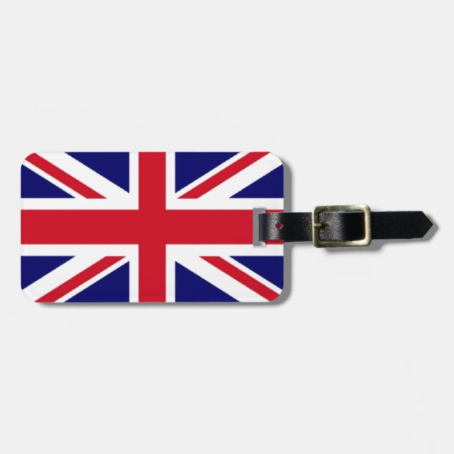 Étiquette À Bagage Drapeau britannique (Devant horizontal)