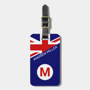 Étiquette À Bagage Drapeau britannique Bagages de voyage modernes per