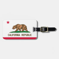 Drapeau californien pour bagage-Tag-bracelet en cu