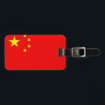 Étiquette À Bagage Drapeau chinois<br><div class="desc">Drapeau chinois</div>