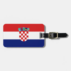 Étiquette À Bagage Drapeau croate - Trobojnica