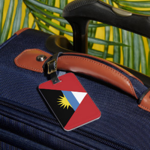 Étiquette À Bagage Drapeau d'Antigua-et-Barbuda