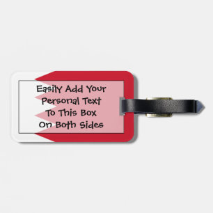 Étiquette À Bagage Drapeau de Bahreïn Easy ID Personal