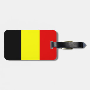 Étiquette À Bagage Drapeau de Belgique