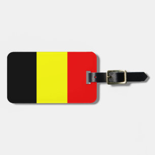 Étiquette À Bagage Drapeau de Belgique