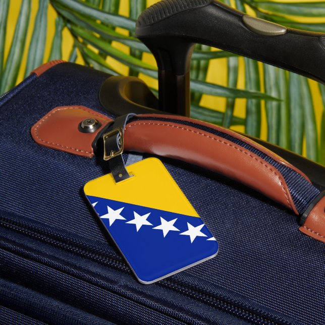 Étiquette À Bagage Drapeau de BiH (Insitu Rectoal 1)