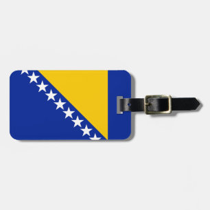 Étiquette À Bagage Drapeau de Bosnie-Herzégovine