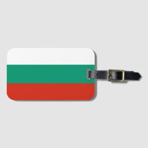 Étiquette À Bagage Drapeau de Bulgarie