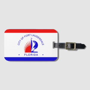 Étiquette À Bagage Drapeau de Fort Lauderdale, Floride