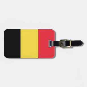 Étiquette À Bagage Drapeau de la Belgique