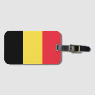 Étiquette À Bagage Drapeau de la Belgique