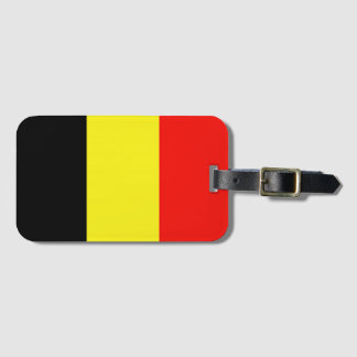 Étiquette À Bagage Drapeau de la Belgique