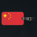 Étiquette À Bagage Drapeau de la Chine<br><div class="desc">Drapeau de la Chine</div>