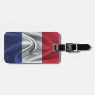 Étiquette À Bagage Drapeau de la France
