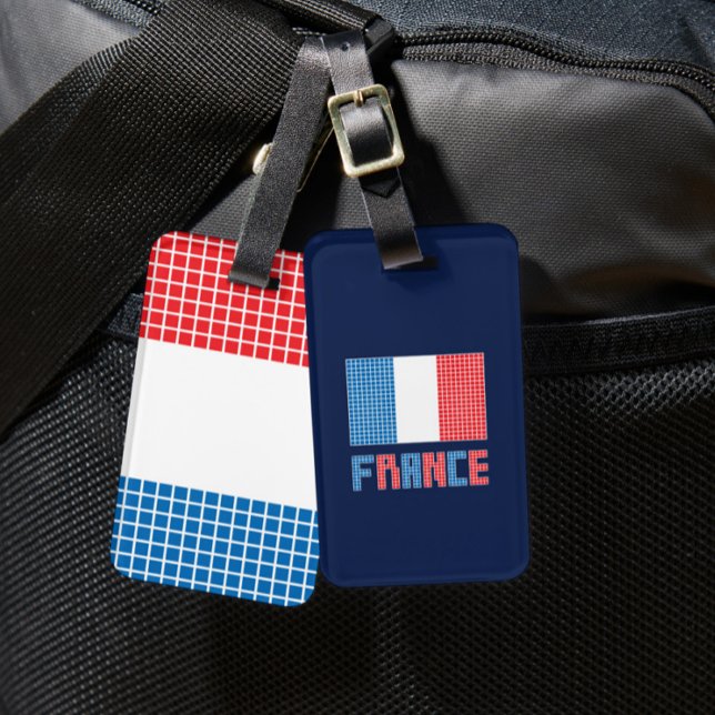 Étiquette À Bagage Drapeau de la France (Créateur téléchargé)