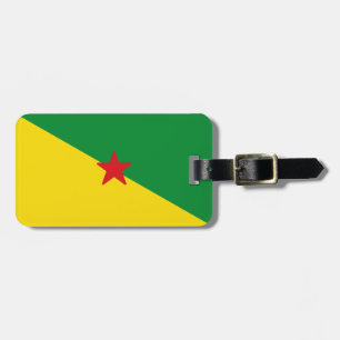 Étiquette À Bagage Drapeau de la Guyane