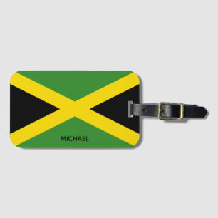 Étiquette À Bagage Drapeau de la Jamaïque