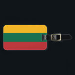 Étiquette À Bagage Drapeau de la Lituanie<br><div class="desc">Drapeau de la Lituanie</div>