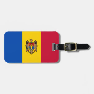 Étiquette À Bagage Drapeau de la Moldavie
