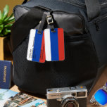 Étiquette À Bagage Drapeau de la Russie<br><div class="desc">Drapeau de la Russie</div>