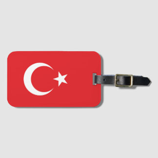 Étiquette À Bagage Drapeau de la Turquie