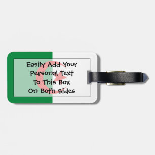 Étiquette À Bagage Drapeau de l'Algérie Easy ID