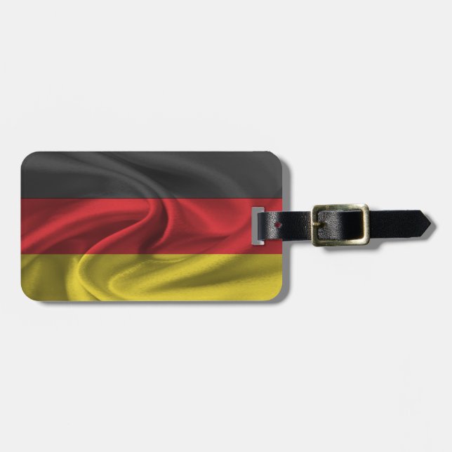 Étiquette À Bagage Drapeau De L'Allemagne (Devant horizontal)