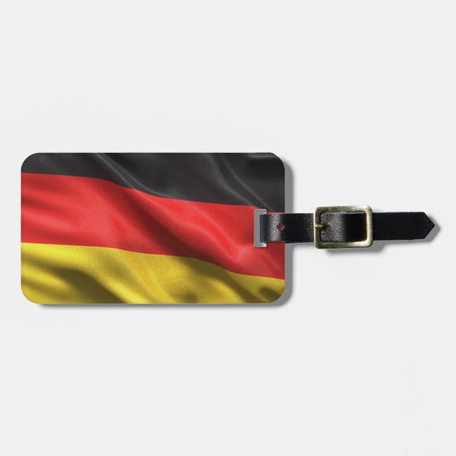 Étiquette À Bagage Drapeau de l'Allemagne (Devant horizontal)