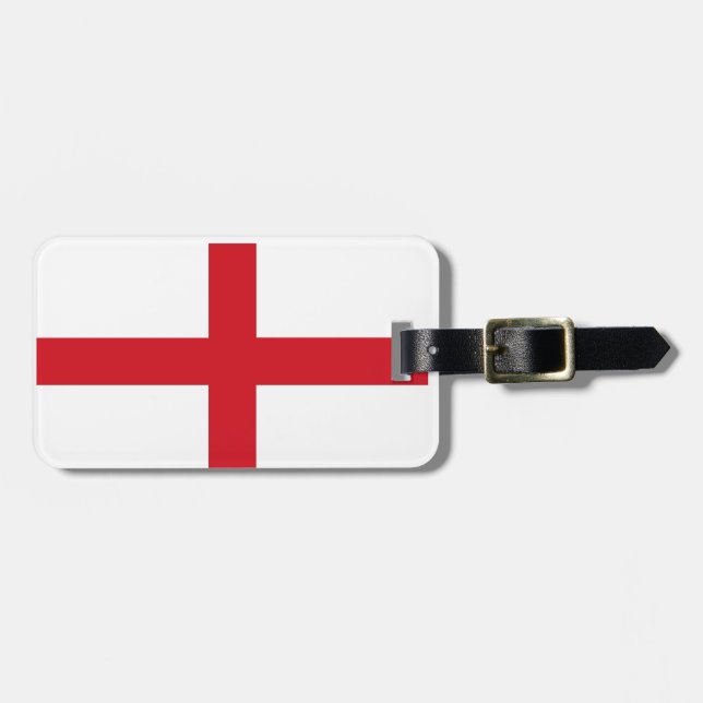Étiquette À Bagage Drapeau de l'Angleterre (Devant horizontal)