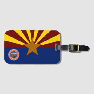 Étiquette À Bagage Drapeau de l'Arizona