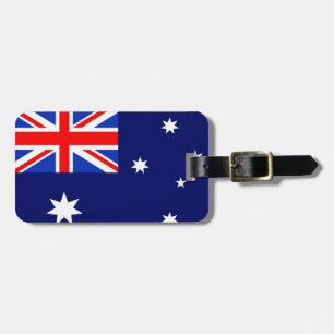 Étiquette À Bagage Drapeau de l'Australie