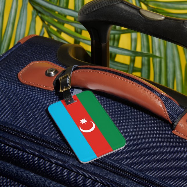 Étiquette À Bagage Drapeau de l'Azerbaïdjan (Insitu Rectoal 1)