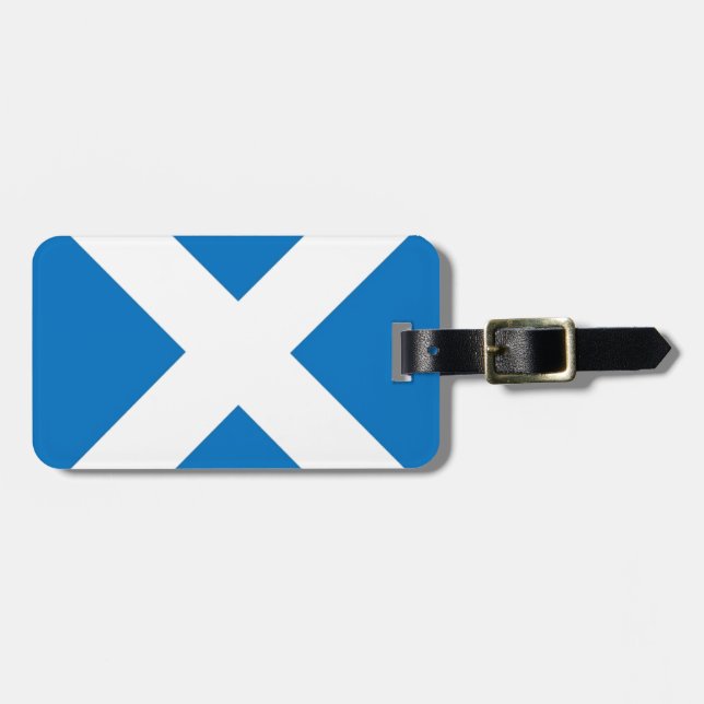 Étiquette À Bagage Drapeau de l'Ecosse (Devant horizontal)