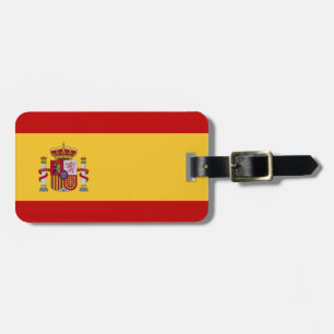 Étiquette À Bagage Drapeau de l'Espagne