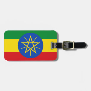 Étiquette À Bagage Drapeau de l'Ethiopie