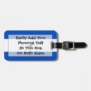 Étiquette À Bagage Drapeau de l'identification facile du Honduras