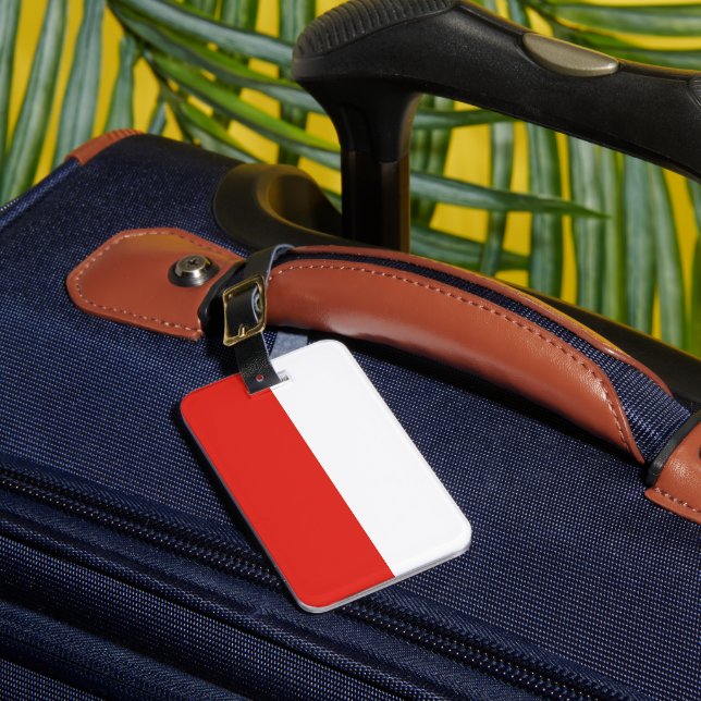 Étiquette À Bagage Drapeau de l'Indonésie (Insitu Rectoal 1)