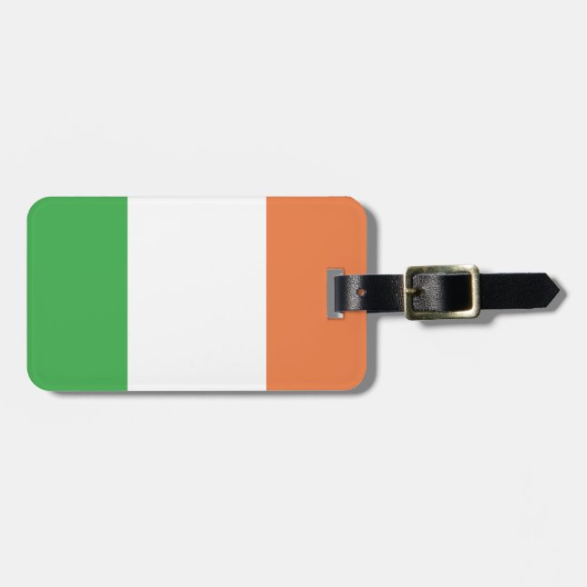 Étiquette À Bagage Drapeau de l'Irlande (Devant horizontal)