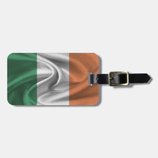 Étiquette À Bagage Drapeau De L'Irlande (Devant horizontal)