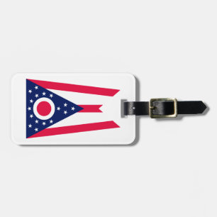 Étiquette À Bagage Drapeau de l'Ohio