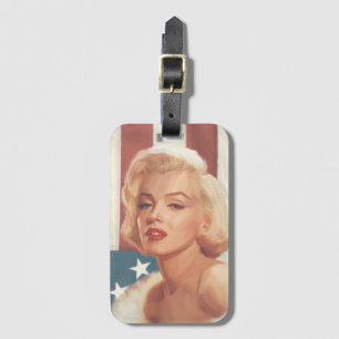 Étiquette À Bagage Drapeau de Marilyn