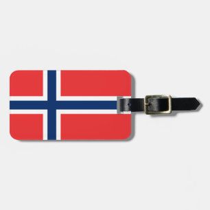 Étiquette À Bagage Drapeau de Norway