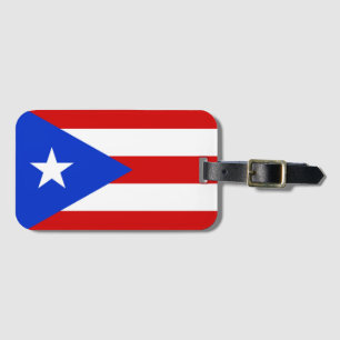 Étiquette À Bagage Drapeau de Porto Rico
