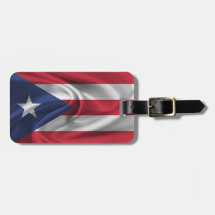 Étiquette À Bagage Drapeau De Porto Rico