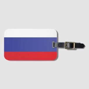 Étiquette À Bagage Drapeau de Russie